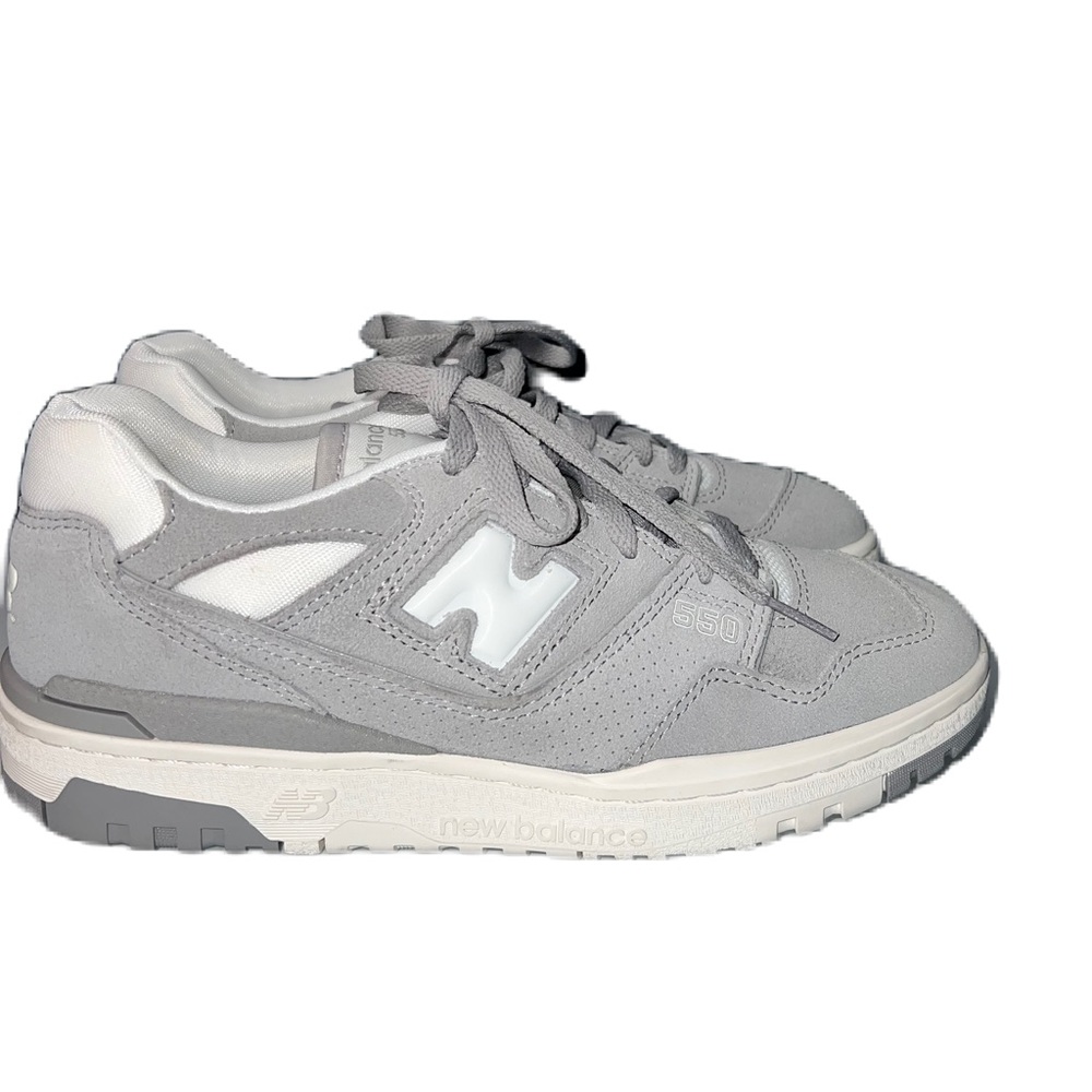 New Balance 550 Suede Pack Concrete Grey Low-Top Sneakers Size 8 Men/9.5 Women - Picture 2 of 11